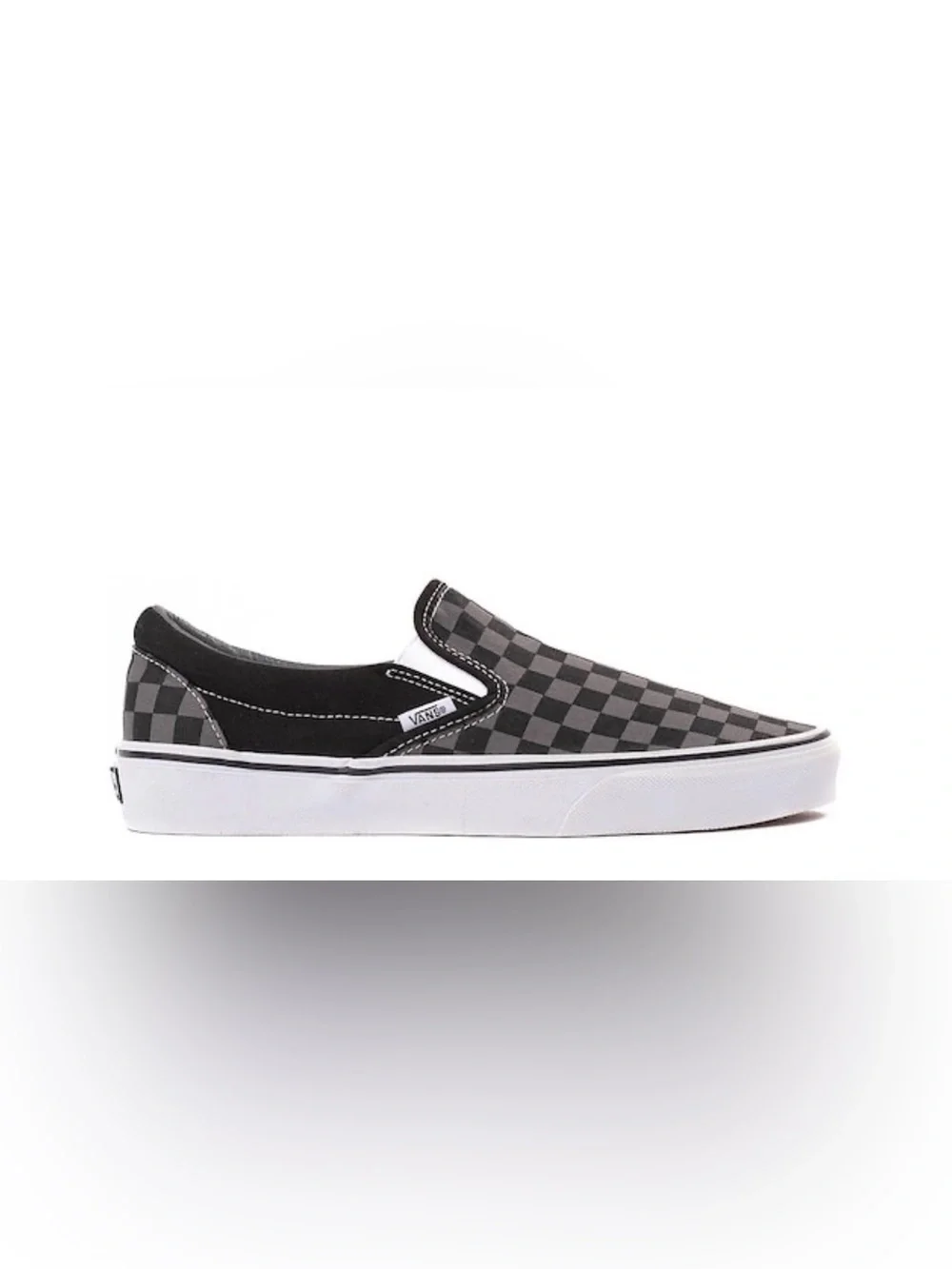 Vans Slip-On Checkerboard Gray/Black Skate Shoe - Unisex - Men’s 8 Women’s 7 NWT